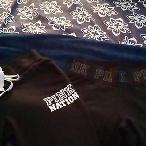 Pink jogger and Pink leggings